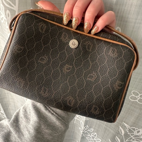 Dior Gray Honeycomb crossbody vintage Christian Dior - Picture 8 of 13